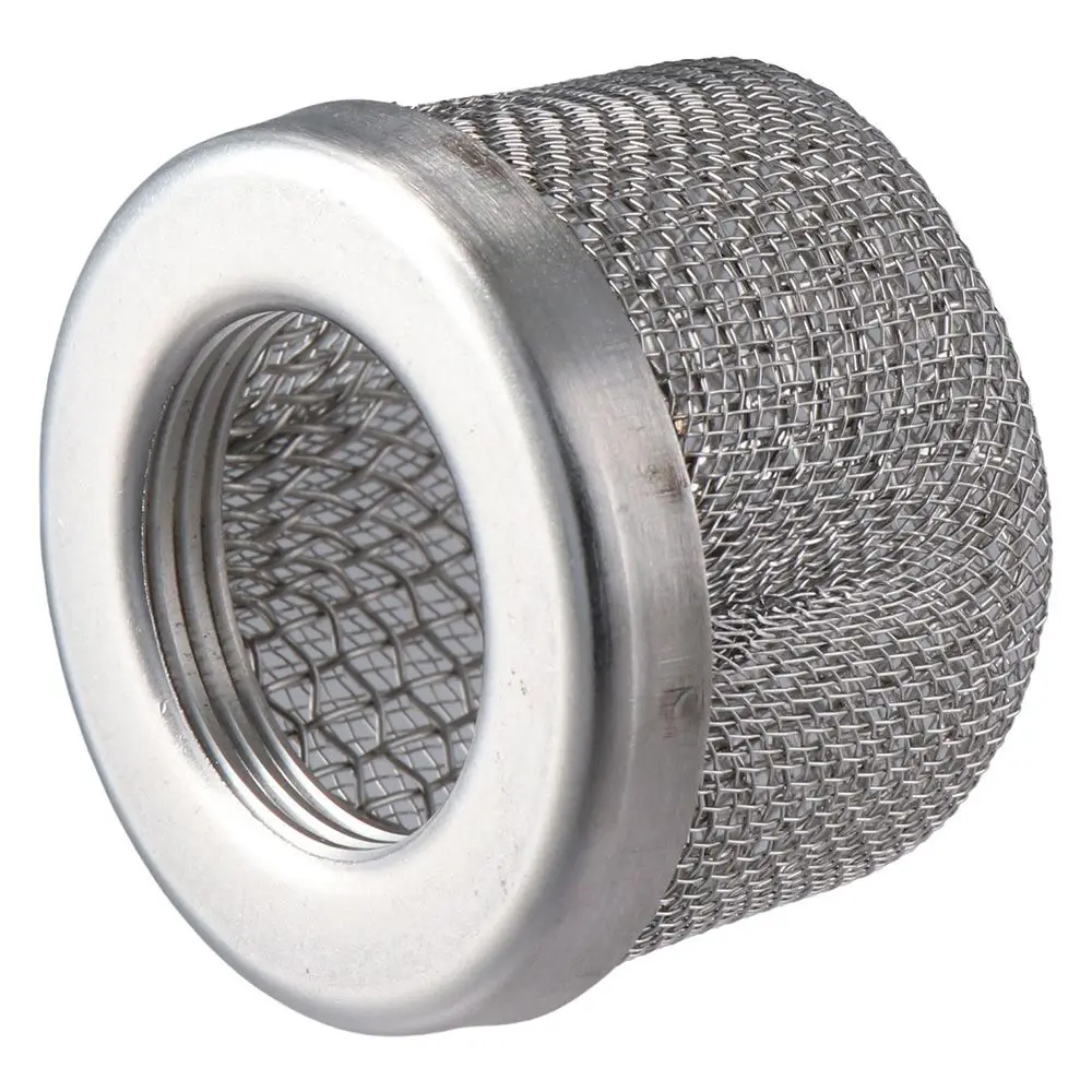 1.2 Inch Inlet Strainer Screen Filter  for Airless Paint Spray Gun Stainless Steel Inlet Strainer Suction Hose Screen Filter