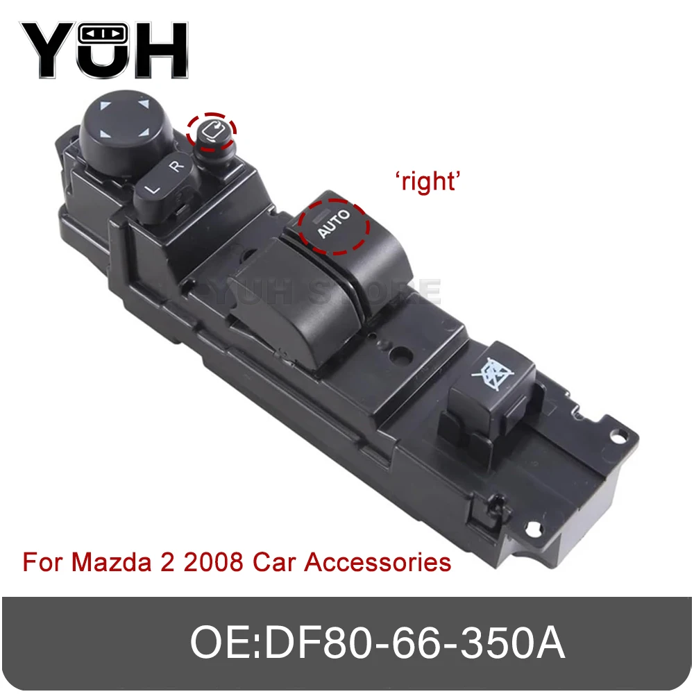 

DF80-66-350A для Mazda 2 2008 RHD автоматический электрический главный переключатель стеклоподъемника 10 + 11 контактов DF8066350A