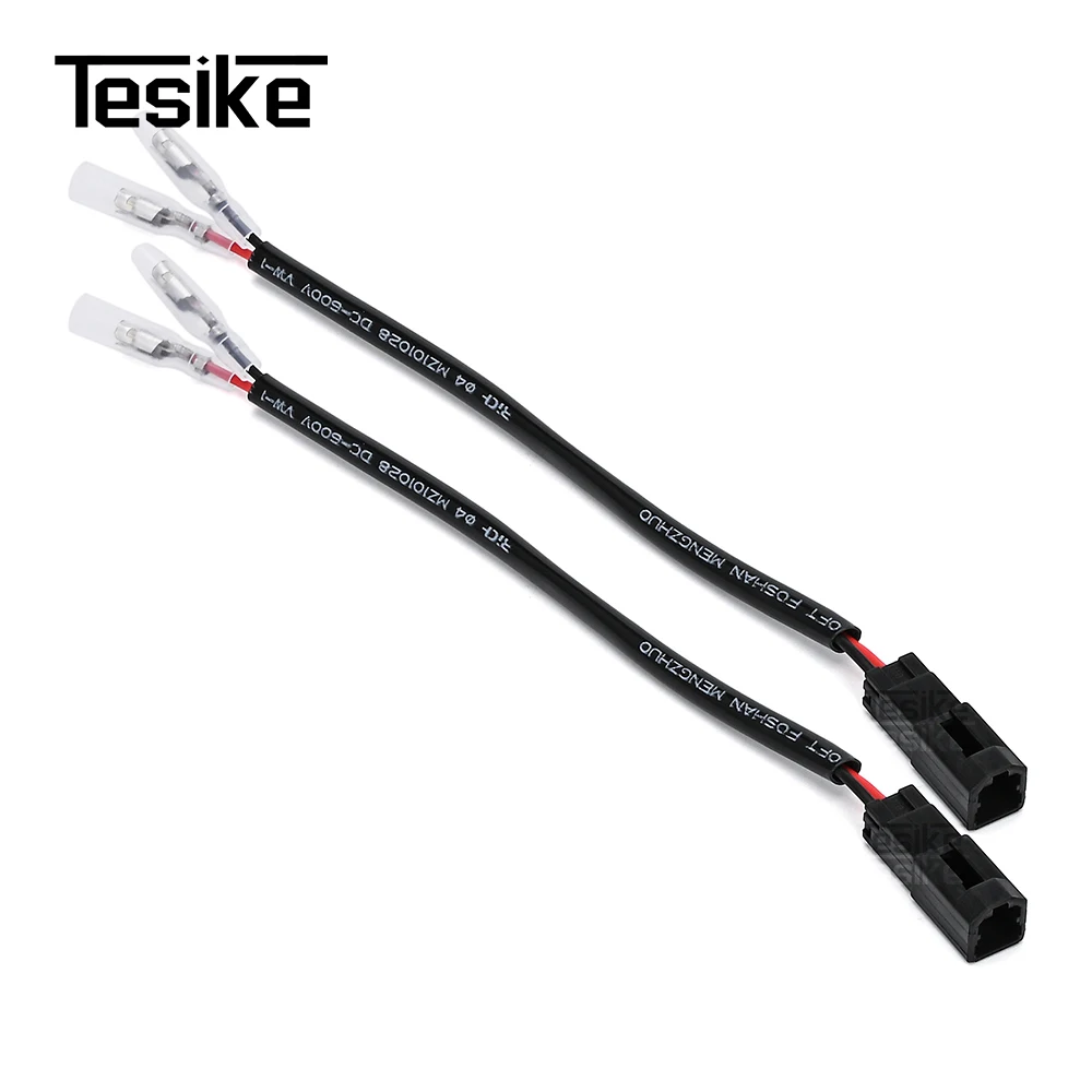 For Ducati Monster 848 Turn Signal Wiring Harness Connectors 2 Wires Adap Indicator Adapter Blinker Cable Plug Moto Accessories