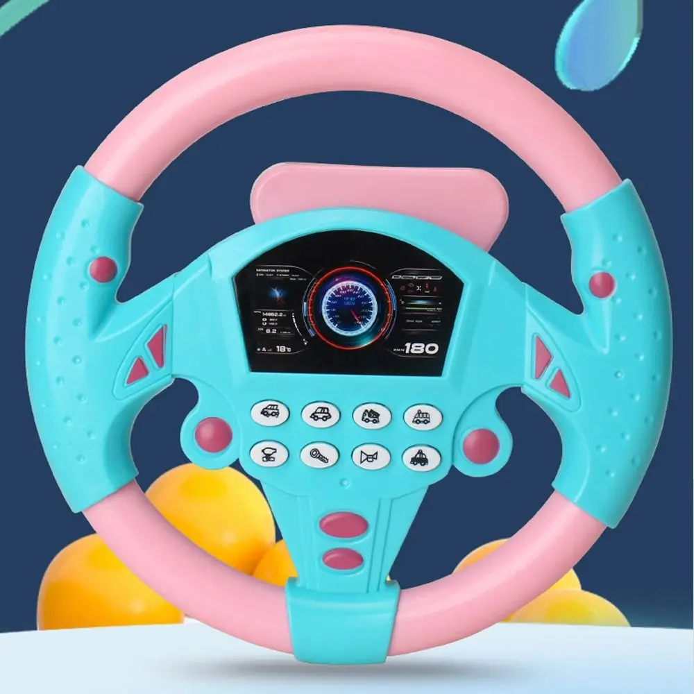 Simulation Stroller Steering Wheel Vocal Toys Thinking Exercise Early Educational Educational Stroller Steering Wheel Sound