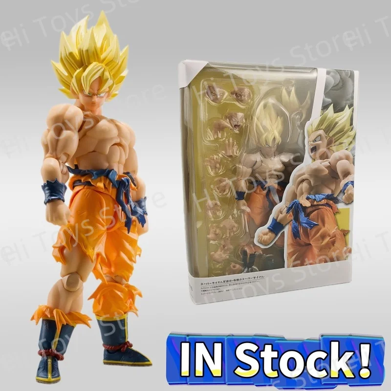 

SHF Dragon Ball Z Son Goku Figure Figuarts Goku War Damage Super Saiya Anime Action Figures Model Toys Birthday Gift