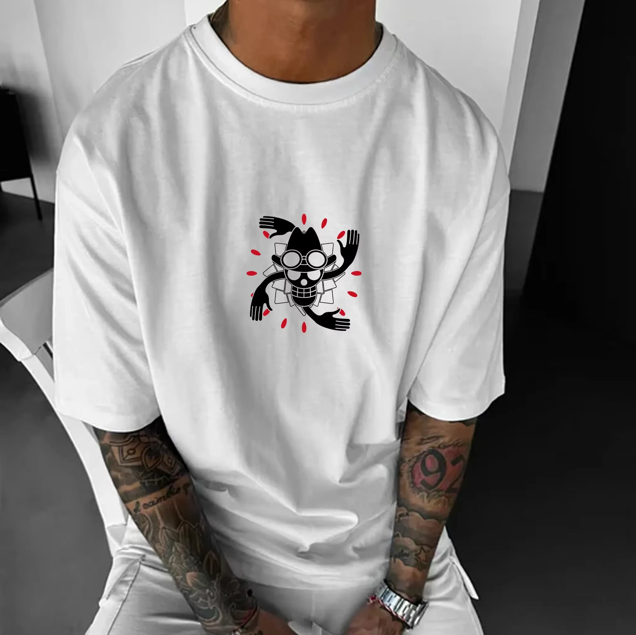 One Piece Anime Nico Robin Printed T-shirt Men's and Women's T-shirt Men's Top Sports T-shirt Men's T-shirt Summer Tee 2026 New