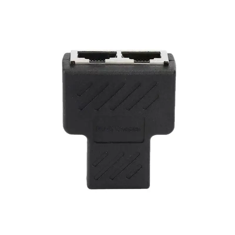 2 Port Ethernet Splitter Adapter 1000Mbps High Speed LAN Network Connector Extender for Home Office Wired Internet Extension