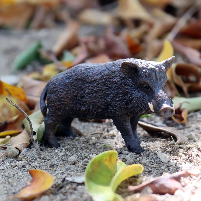 Oenux javali selvagem tapirus indicus porcupina animais modelo de simulação figuras de ação estatueta coleção educacional crianças brinquedo presente