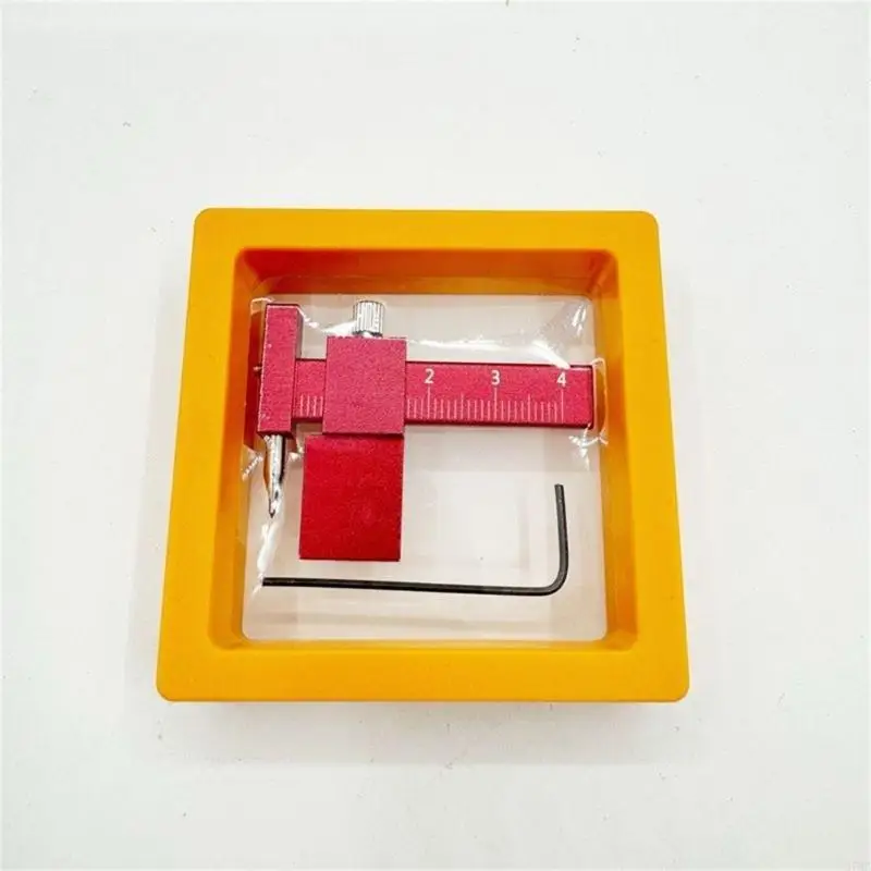 37ME Multipurpose Metalworking Template Marker With Replaceable Cutting Tip And Ergonomic Design For Accurate Layout Work