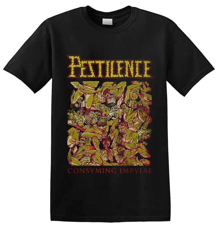 

PESTILENCE - 'Consuming Impulse 2' T-Shirt New Gifts Men Original Gifts Mens Designer Clothes Female Clothing Funny Men's