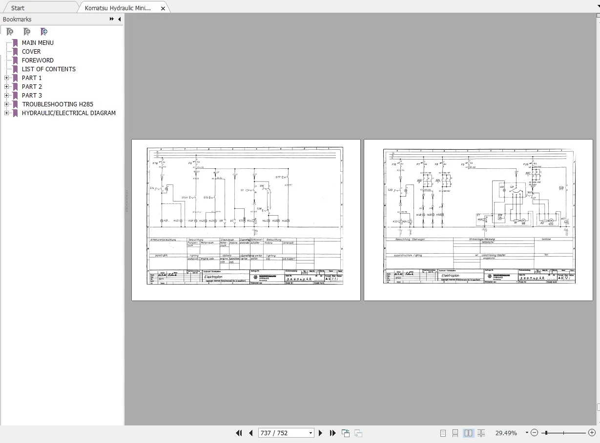 Komatsu Machine Mining PDF Updated Model -11 [ 2021] Shop, Operator & Maintenance Manuals