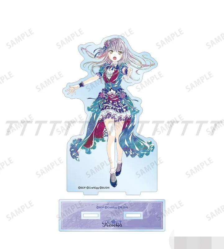 Game Acrylic Stand Doll Anime Toyama Kasumi Kurata Mashiro Figure Model Plate Cosplay Toy For Gift