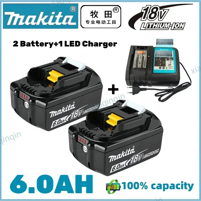 NEW Original Makita 18V 3.0/5.0/6.0Ah Li-Ion Battery For Makita BL1830 BL1815 BL1860 BL1840 Replacement Power Tool Battery