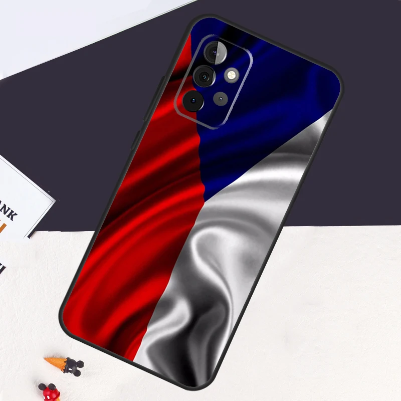 Czech Republic Flag Case For Samsung Galaxy A14 A55 A06 A05 A36 A26 A16 A54 A34 A22 A32 A52 A35 A15 A53 A13 A56 view 6