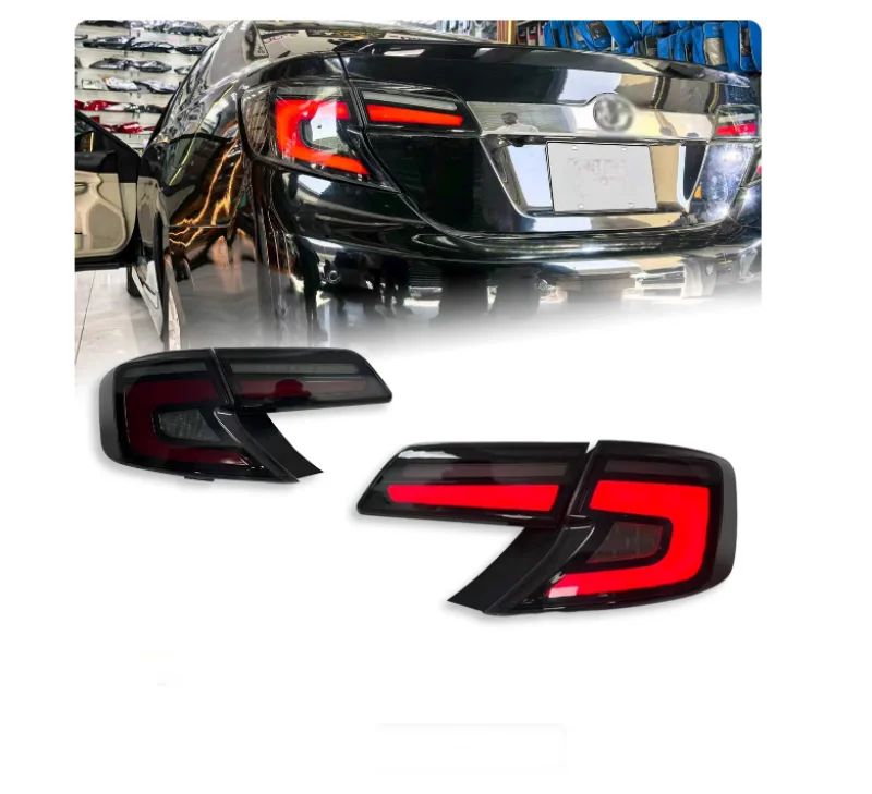 LED Tail Lights for Toyota Camry USA Type 2012-2014 DRL Start up Animation Back Lamps Assembly
