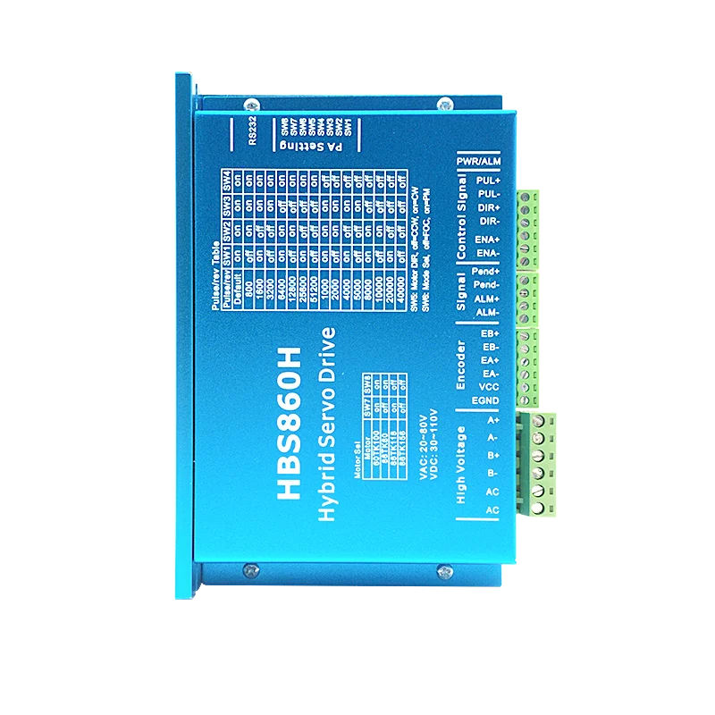 3/4set CNC Nema 34 motore passo-passo ad anello chiuso 12Nm 8.5Nm 4.5Nm con Encoder e servoazionamento ibrido HBS860H/HBS86H per incisore