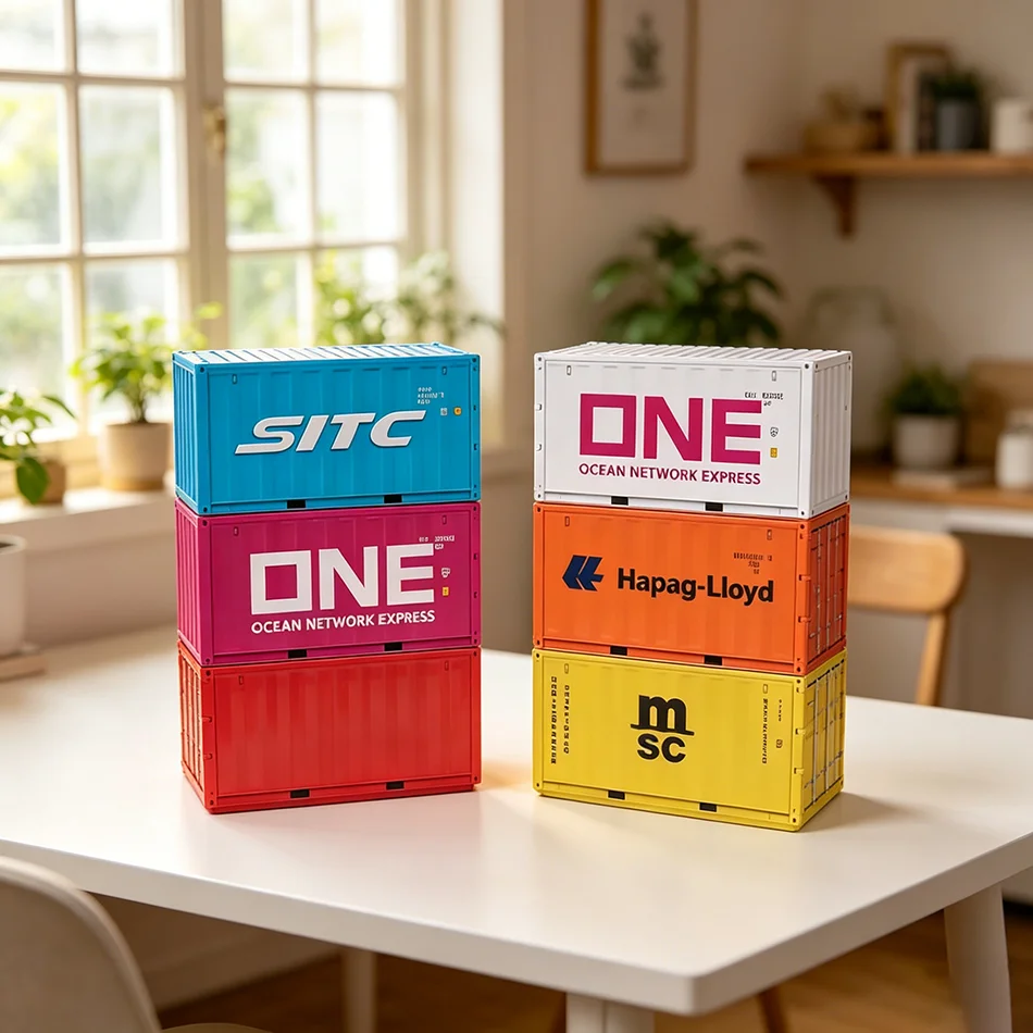 18.5CM Creative Storage Box Desktop Iron Storage Box Large Capacity Container Decoration Collect Item Storage Home Office Suppli