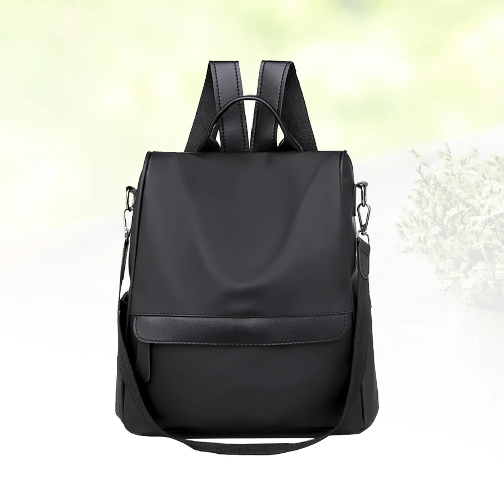 

Anti-theft Backpack Oxford Cloth Large Capacity Women Black Travel Double Shoulder Bag Durable Design