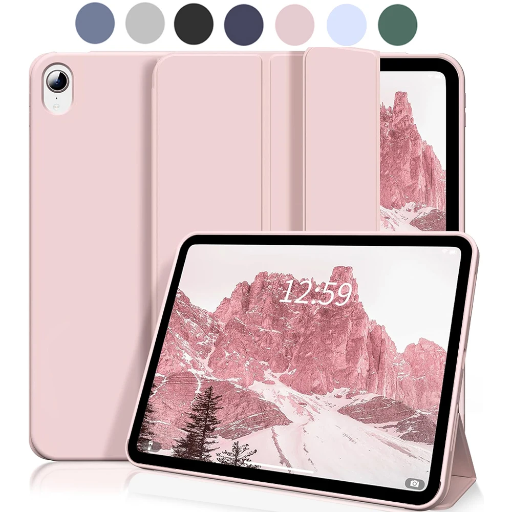 Trifold Stand Smart Case For IPad Mini 7 A17 Pro 2024 Mini 6 2021 8.3 Inch Folio with Soft TPU Back Cover for IPad Mini 8.3
