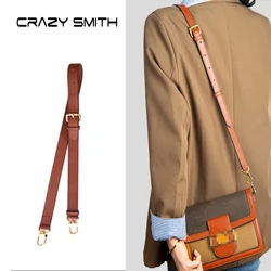 CRAZYSMITH 100% Genuine Leather Bag Strap for LV Metis Bags Shoulder Straps Adjustable Crossbody Handbags Belts Bag Accessories