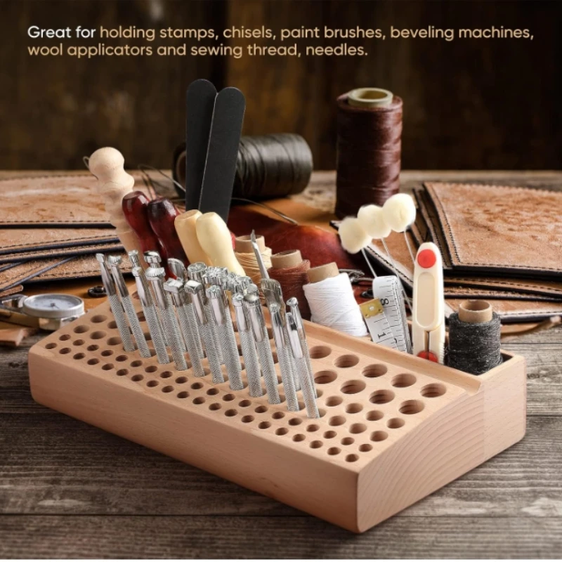 حامل أدوات الحرف الجلدية بـ 46 - مراجعة Leatherwork Hole Punch وسعره
