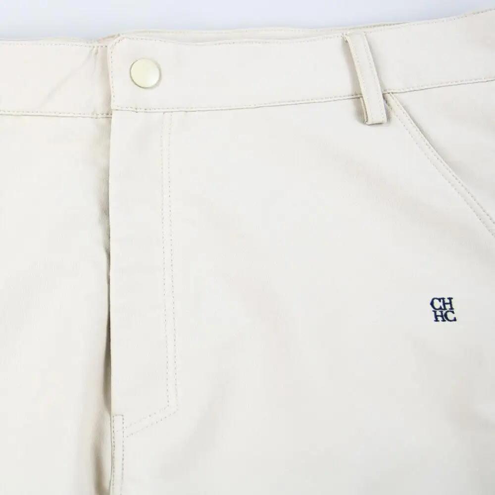 CH Herren Vielseitige Outdoor-Shorts mit Reißverschlusstasche, Feine CH Dunkle Stickerei Rechte Vordertasche, Frühling Resort Golf Training Outdoor – Detail 5