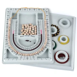 Floccato Bead Board bracciale collana perline organizzatore artisty Tray Design strumento di misurazione per gioielli fai da te che fanno accessori