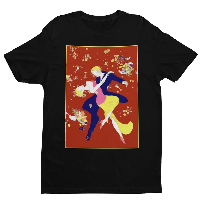 Balamb Garden Dance Art FF8 VIII Premium Unisex T-shirt Yoshitaka Amano Art Final Fantasy Fans and Collectors