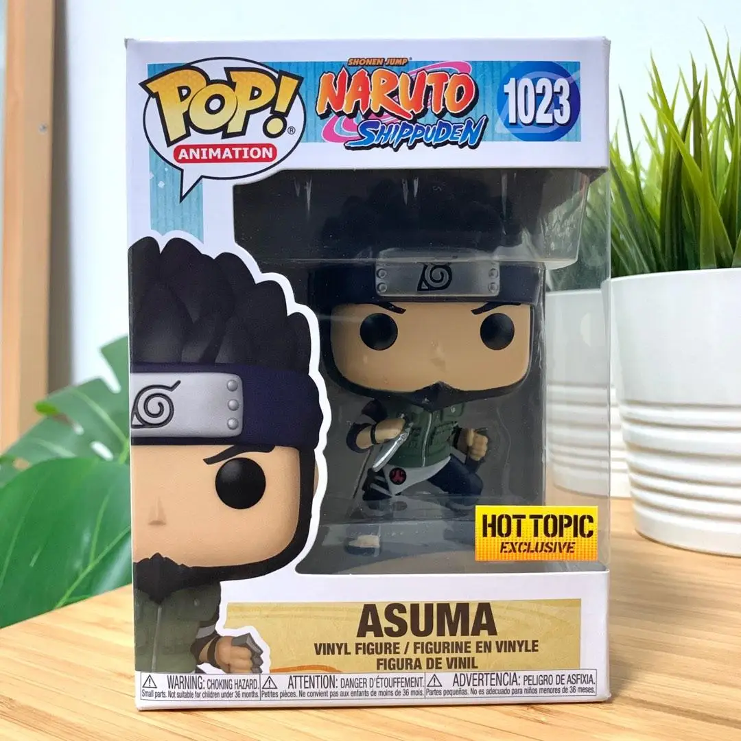 Funko Pop Naruto Sasuke 1023 #   ASUMA 1023 #   Figuras de acción de PVC de vinilo, juguetes de modelos coleccionables