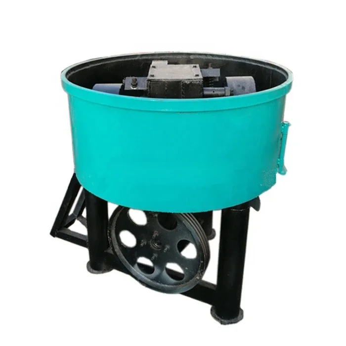 Industrial Plain Charcoal Concrete Mortar Edge Runner Wet Mill/Dry Carbon Powder Material Wheel Grinding Mixer Equipment