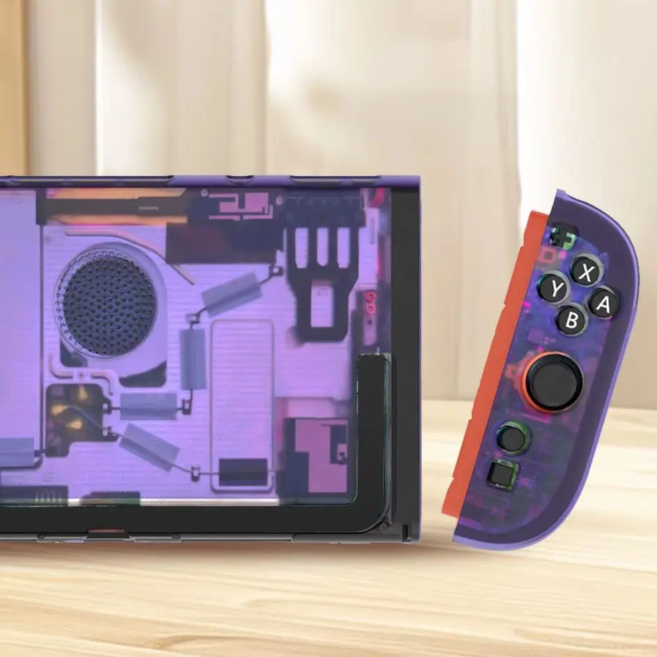 

Clear Replacement Protective Case for Switch 2 Console | Transparent Shell to Show Original Design