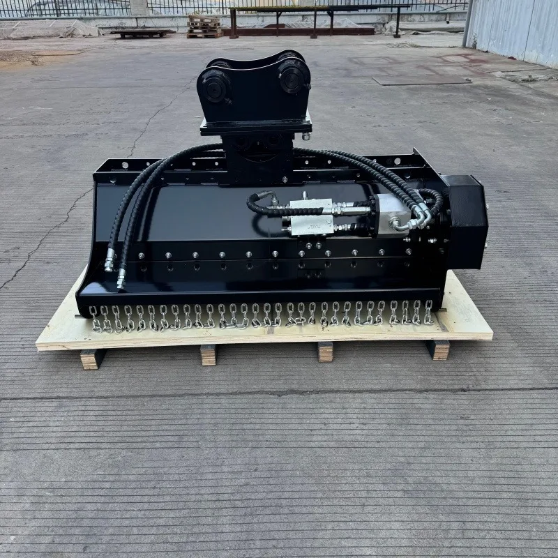 Brush Cutter Excavator Flail Mower with High-Strength Steel Motor for Demolition