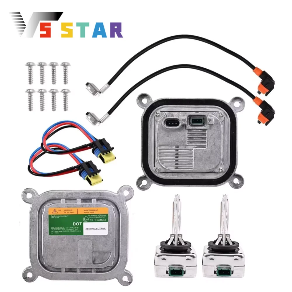

8A5Z-13C170-A 7L7Z-13N021-A 2 шт. HID ксеноновый блок управления балластом Компьютер и комплект ламп D3S для Ford F-150 SC-1036 2009-2014 гг.