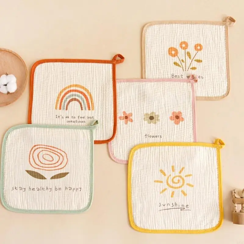 Picture 6: A5YC Baby Towel Gentle & Absorbent Baby Wash Cloth Soft & Breathable Baby Washcloth