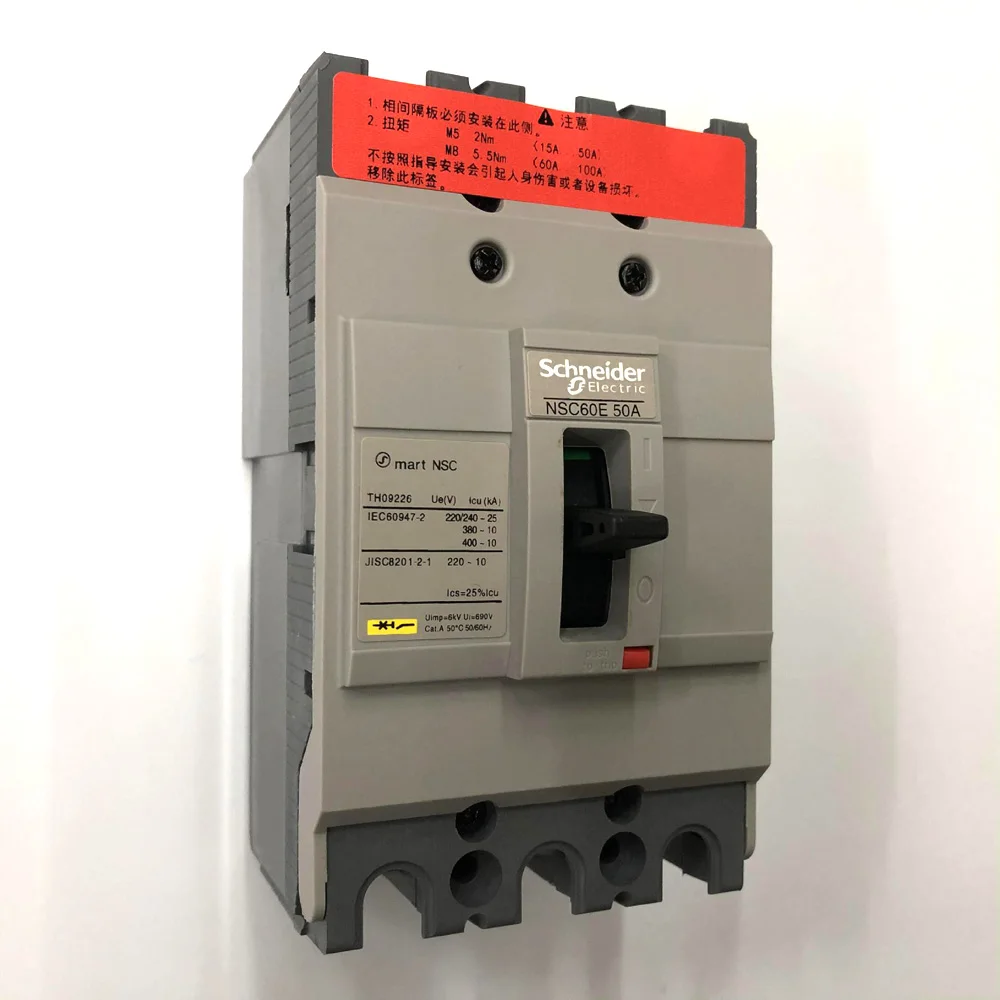 Original Schneider Electric Osmart NSC Circuit Breaker NSC60E3060N 3P TM60D 15 20 25 30 40 50 60A Surge Protector Smart Switch