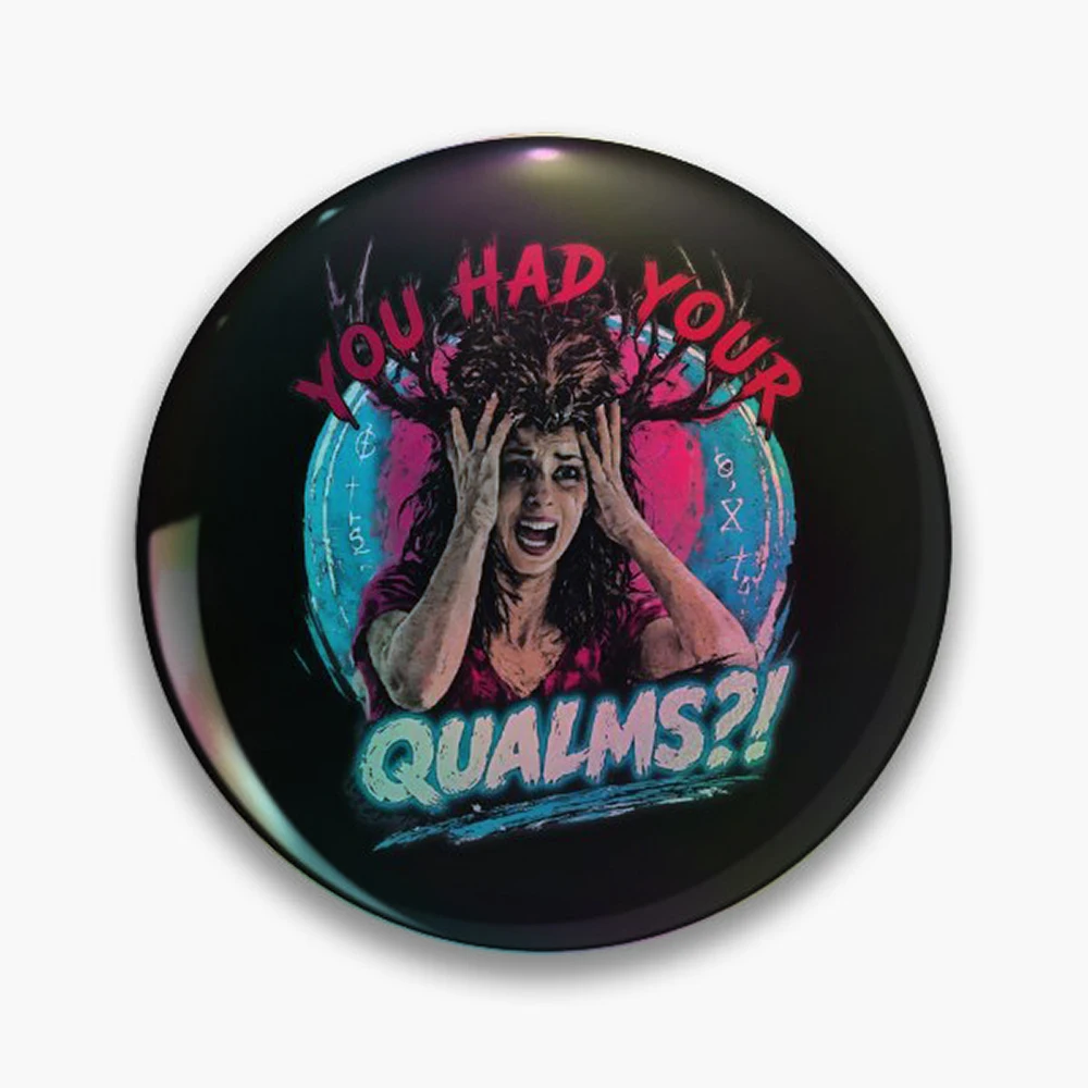 You Had Your Qualms, Patricia Widow's Bay Kate O'Flynn as Patricia Pin Holographic Star Heart Pin Brooches Laminated Button Fash