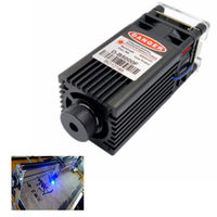 Focusable 445nm 450nm 5W Blue Laser Diode Module TTL PWM Engraving Dot Laser Head DC12V