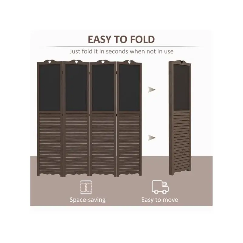 

Wooden Room Divider Privacy Screen - Decorative Partitions for Home Use