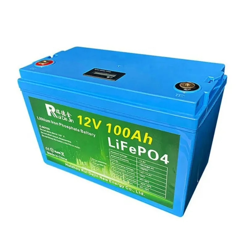 

Lifepo4 Battery Cell Lithium Iron Portable 12V 100Ah Lithium Ion Rechargeable Batteries Lifepo4