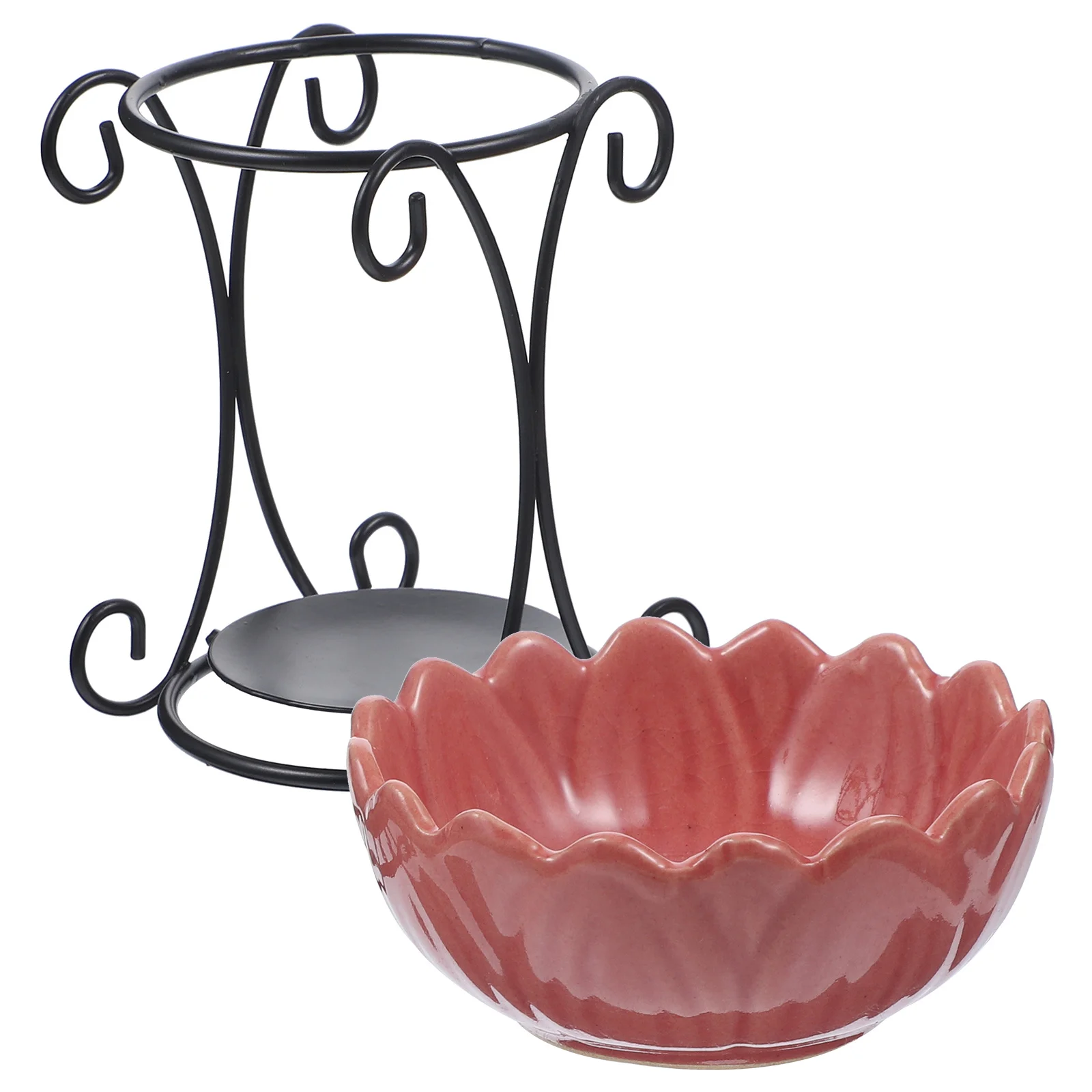 

Aroma Burner Stove Essential Oil Incense Burner Iron Art Desktop Decoration Home Office Meditation Aid Sleeping Aromatherapy