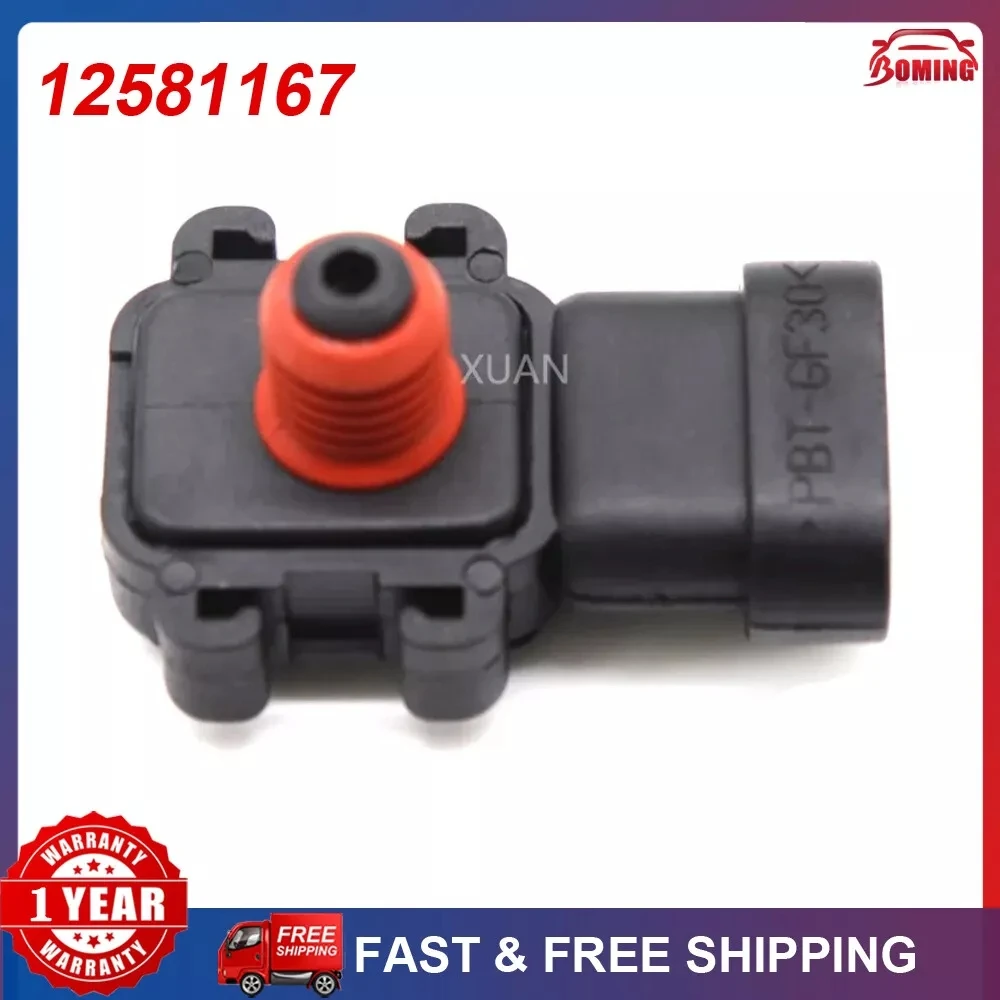 New Car Manifold Air Pressure MAP Sensor 12581167 Fits For Chevrolet Monte Venture Oldsmobile Alero Achieva Silhouette Pontiac