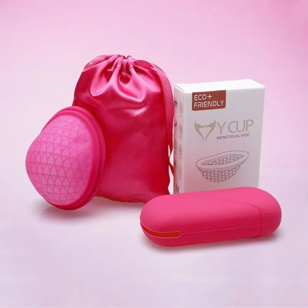 

Medical Silicone Menstrual Tray Day and Night Dual-use Anti-lateral Leakage Cup Female Menstrual Cup Reusable Instead of Tampon