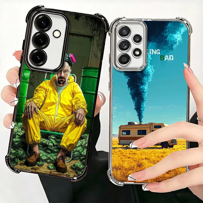 Breaking Bads Heisenberg Plating Phone Case For Samsung A17 A57 A27 A37 A16 A56 A26 A36 A15 A55 A25 A35 A14 A54 A24 A34 A13 A53
