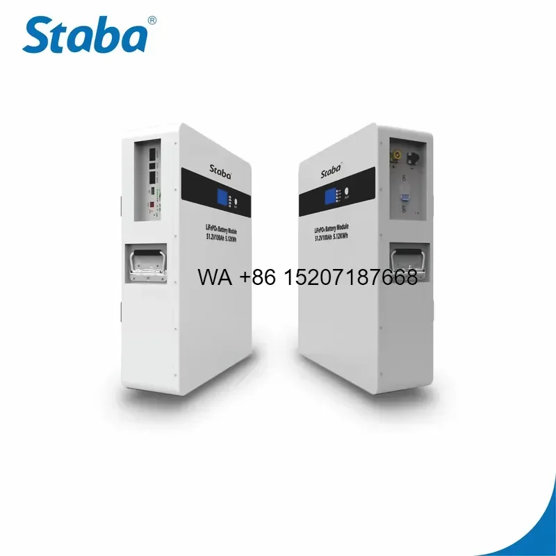Wmwmnu LiFePO4 Battery Pack 51.2V 100Ah 200Ah 314Ah Deep Cycle CAN Wall Mounted for Solar Inverter Energy Storage UPS