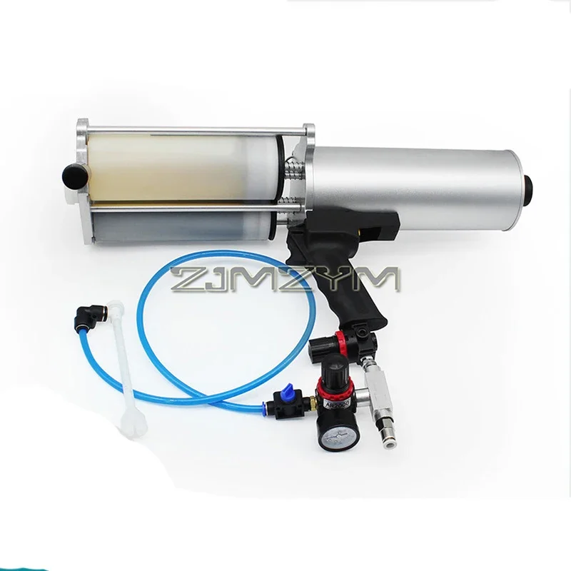 Pneumatic Paint Sprayer Polyurea Air Spray Paint Gun with Gauge, Two-component 1:1 Paint Gun for Walls, Automotive, Home Improve