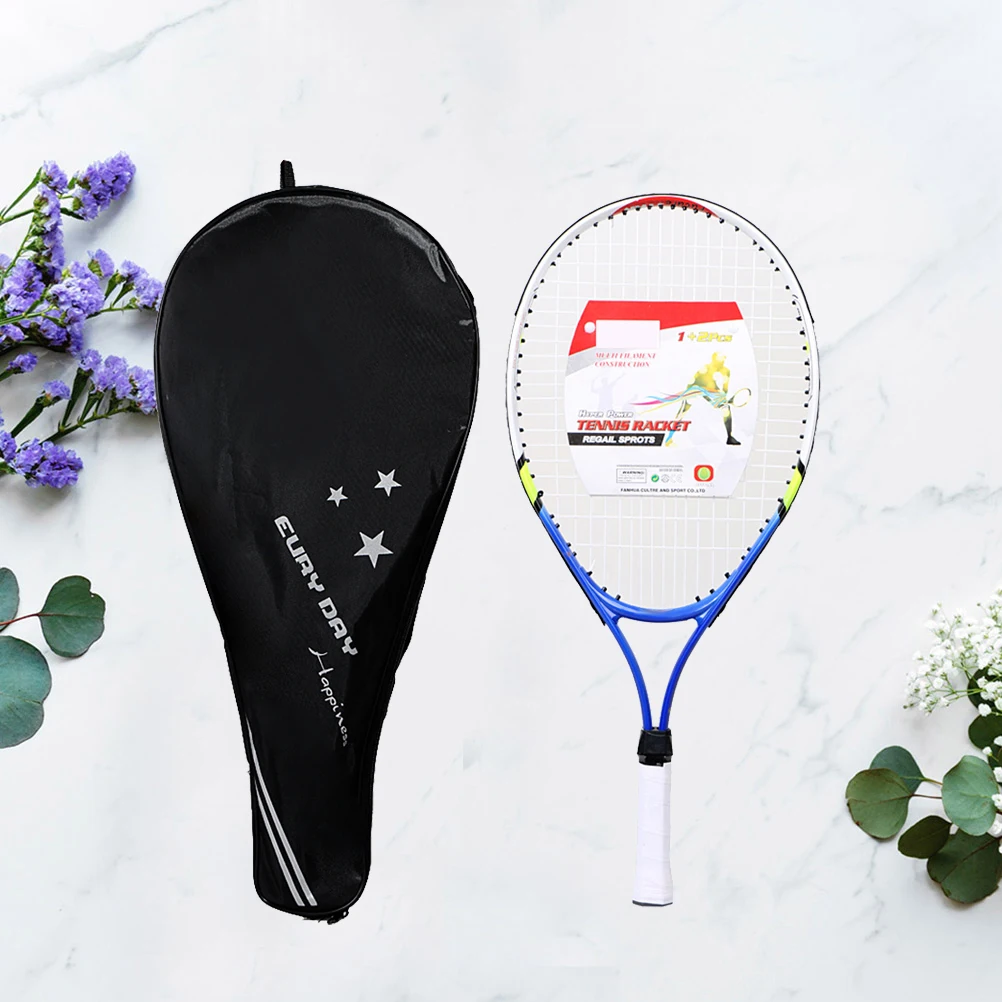 

1 set Junior Tennis Racket Alloy Kids Teens Oxford Bag Parent Child Sports Game Toy Practical Racquet Youth Player