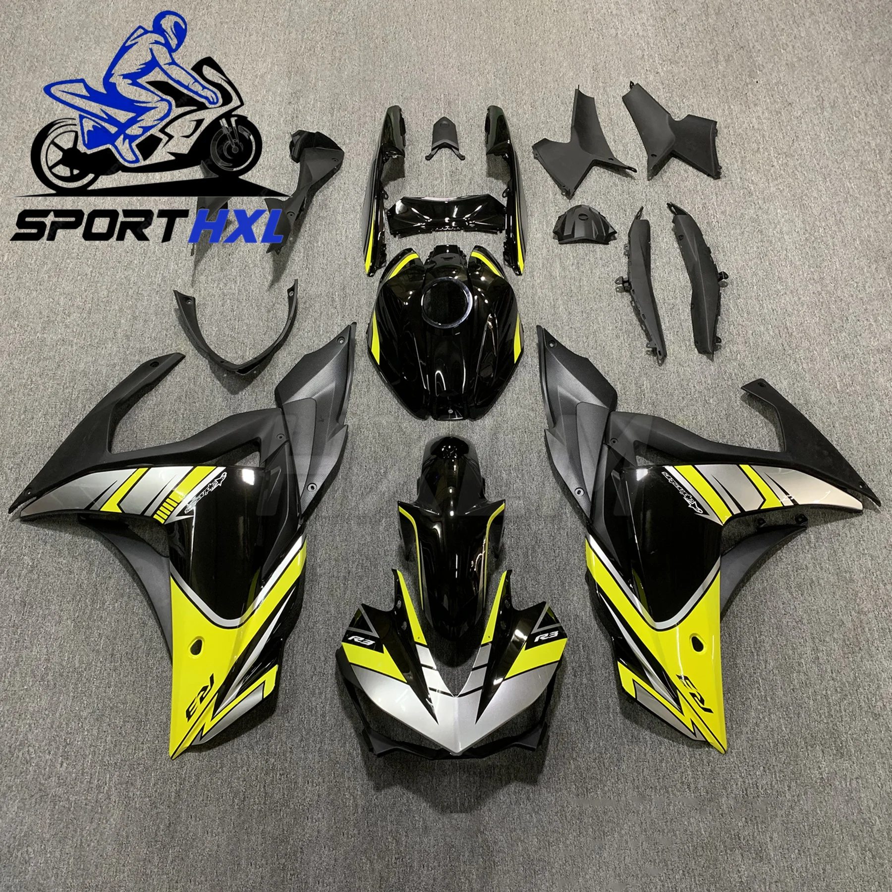 

Fit for Yamaha YZF-R25 YZF-R3 2014-2018 Motorcycle Firm ABS Plastic Bodywork fairing Fairing kit Full fairing kit