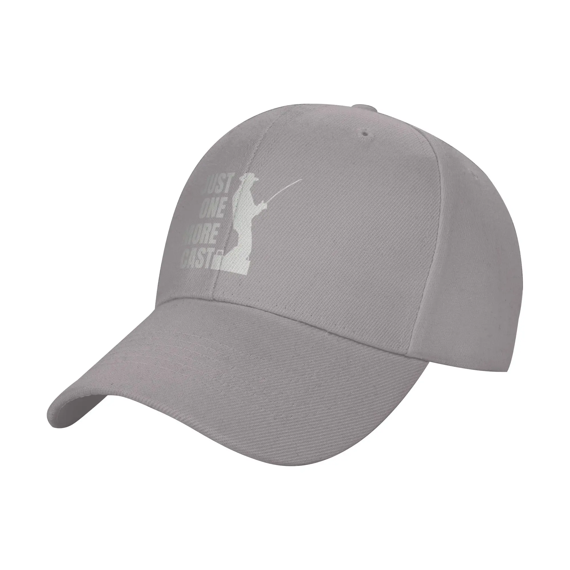 Just one more cast I promise - I got fish to catch Trendy Baseball Cap Beach Vacation Summer Cap Hip Hop Cap
