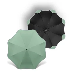 Parapluie d'affaires automatique pour hommes et femmes, Parasol 3 plis, Pluie, Coupe-vent, Homme, Femme