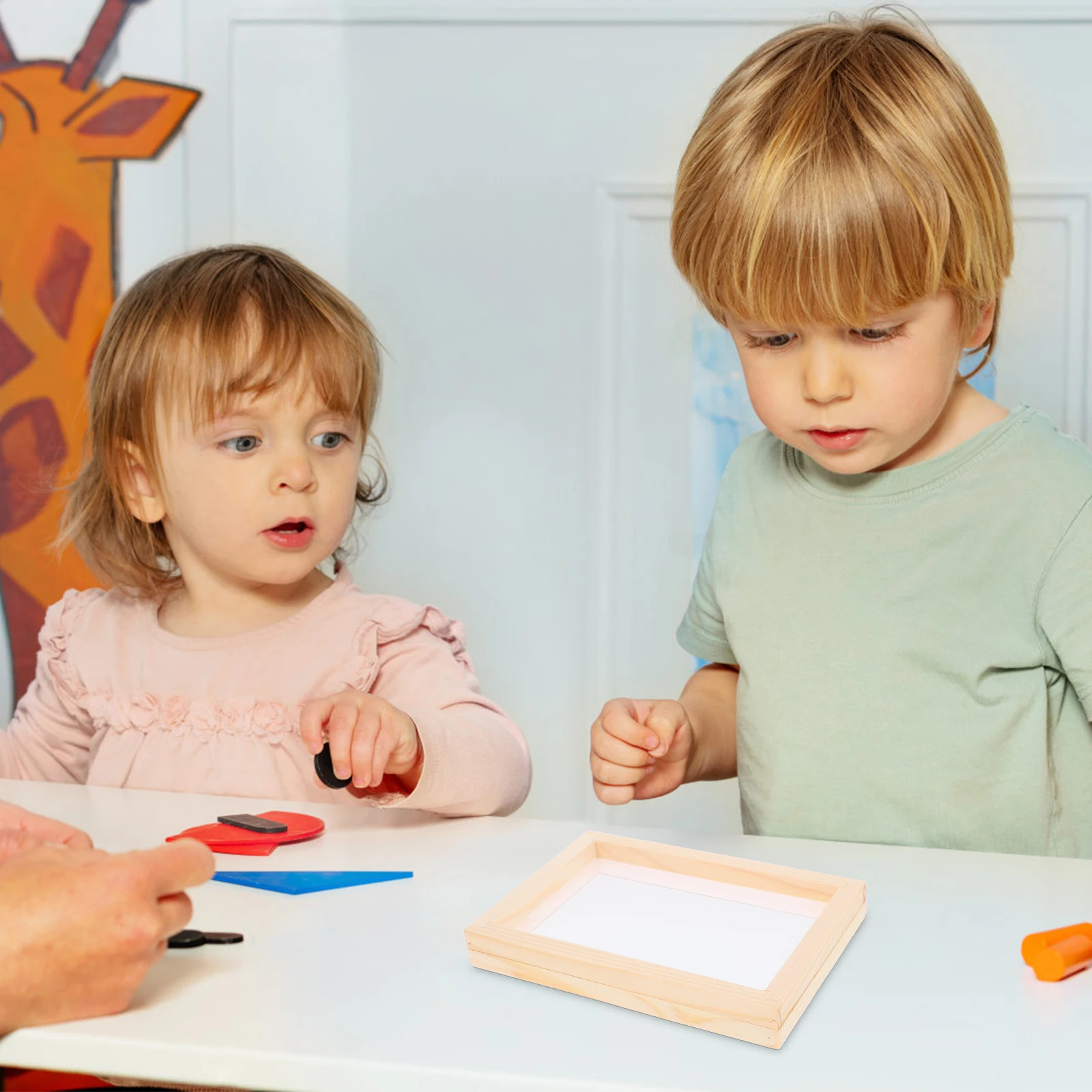 

Wooden Paper Making Frame DIY Screen Mesh Craft Tool Educational Handmade Paper Making Kit Printing Frame Recyclable