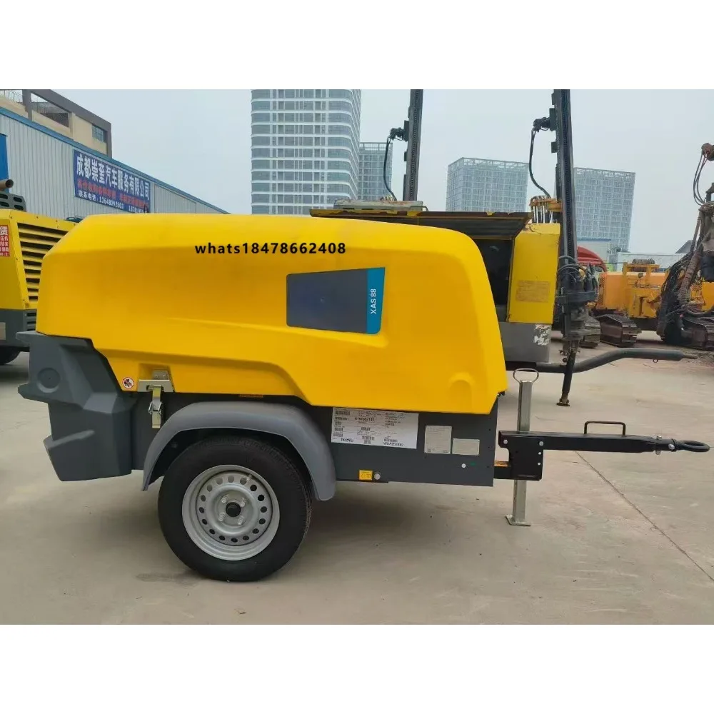 Cut on XAS88 XAS88Kd Series Portable Mobile Air Compressor  in Gas Extraction.