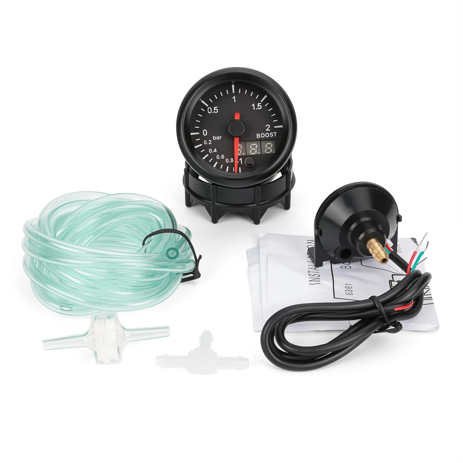 LED Dual Display Boost Gauge 2