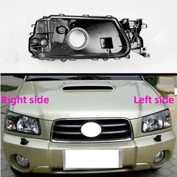 For Subaru Forester 2003 2004 2005 Headlamp Base Headlight Rear Shell Headlight House Black Rear Shell