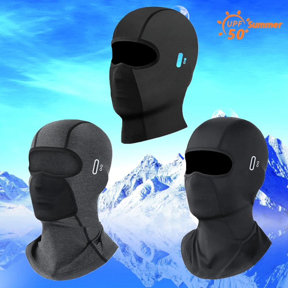 

Summer motorcycle face mask, sun protection ice silk helmet, head cover, sweat absorbing and sun shading inner liner cap